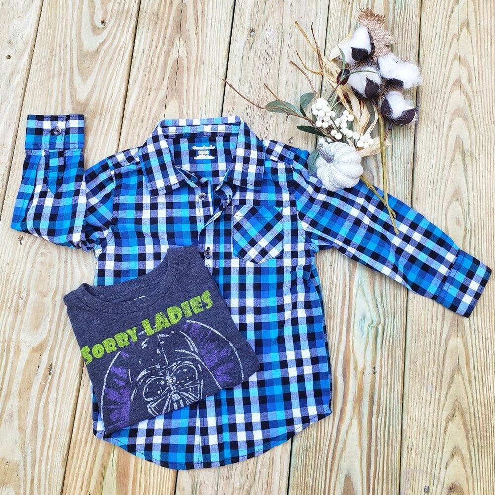 Boy's 2pc Shirt Bundle - Garanimals/Star Wars